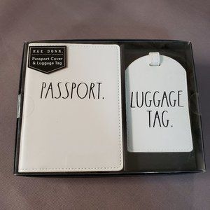 Rae Dunn Passport Cover and Luggage Tag Set NWT